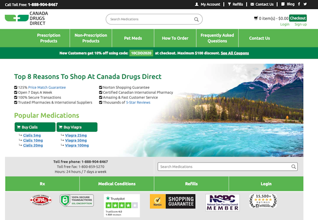 Canada Drugs Direct coupon | Canada Drugs Direct  reviews