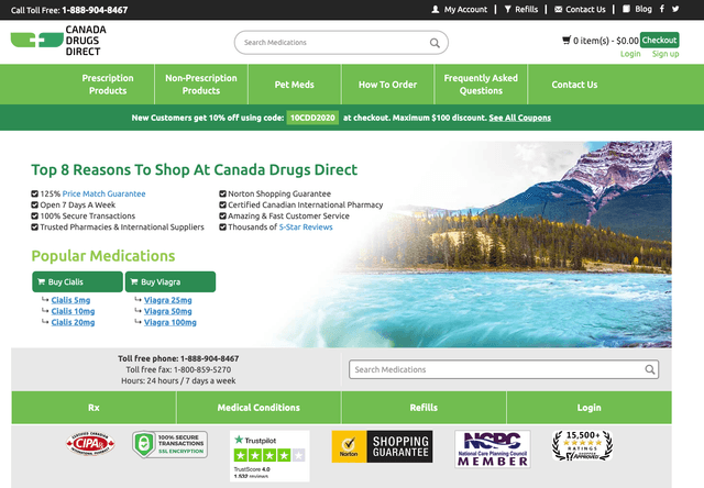 Canada Drugs Direct coupon | Canada Drugs Direct reviews