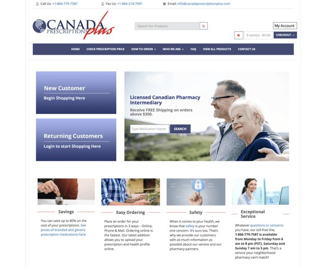 Canada Prescriptions Plus coupon | Canada Prescriptions Plus reviews